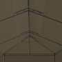 Cenador con cortinas gris taupe 180g/m² 600x298x270 cm de vidaXL, Carpas y cenadores - Ref: Foro24-312247, Precio: 423,35 €, ...