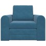 Sofá cama Azul 98 x 71 x 83 cm Terciopelo en Sofás | Comprar online en Foru.es