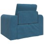 Sofá cama Azul 98 x 71 x 83 cm Terciopelo en Sofás | Comprar online en Foru.es