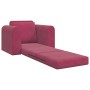 Sofá cama Rojo vino 98 x 71 x 83 cm Terciopelo en Sofás | Comprar online en Foru.es