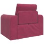 Sofá cama Rojo vino 98 x 71 x 83 cm Terciopelo en Sofás | Comprar online en Foru.es