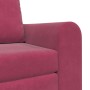 Sofá cama Rojo vino 98 x 71 x 83 cm Terciopelo en Sofás | Comprar online en Foru.es