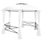 Marquesina de jardín con cortinas blanca 360x312x265cm 180 g/m² de vidaXL, Carpas y cenadores - Ref: Foro24-312234, Precio: 3...