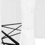 Marquesina de jardín con cortinas blanca 360x312x265cm 180 g/m² de vidaXL, Carpas y cenadores - Ref: Foro24-312234, Precio: 3...