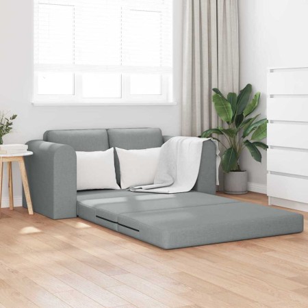 Sofá cama Gris claro 148 x 71 x 83 cm tela en Sofás | Comprar online en Foru.es