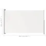 Toldo lateral retráctil para patio crema 200x300 cm de vidaXL, Sombrillas - Ref: Foro24-313412, Precio: 103,49 €, Descuento: %
