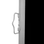 Toldo lateral retráctil para patio negro 140x1200 cm de vidaXL, Sombrillas - Ref: Foro24-313387, Precio: 81,95 €, Descuento: %