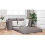 Sofá cama Taupé 148 x 71 x 83 cm Terciopelo en Sofás | Comprar online en Foru.es
