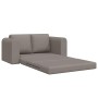 Sofá cama Taupé 148 x 71 x 83 cm Terciopelo en Sofás | Comprar online en Foru.es
