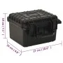 Maletín portátil de vuelo PP negro 27x25x18 cm de vidaXL, Bolsas y fundas para cámaras - Ref: Foro24-51795, Precio: 41,88 €, ...