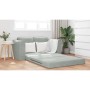 Sofá cama Gris Claro 148 x 71 x 83 cm Terciopelo en Sofás | Comprar online en Foru.es