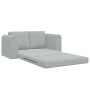 Sofá cama Gris Claro 148 x 71 x 83 cm Terciopelo en Sofás | Comprar online en Foru.es