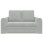 Sofá cama Gris Claro 148 x 71 x 83 cm Terciopelo en Sofás | Comprar online en Foru.es