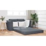 Sofá cama Gris oscuro 148 x 71 x 83 cm Terciopelo en Sofás | Comprar online en Foru.es