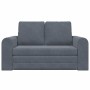 Sofá cama Gris oscuro 148 x 71 x 83 cm Terciopelo en Sofás | Comprar online en Foru.es
