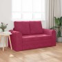 Sofá cama Rojo vino 148 x 71 x 83 cm Terciopelo en Sofás | Comprar online en Foru.es