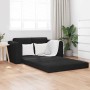 Sofá cama Negro 148 x 71 x 83 cm Terciopelo en Sofás | Comprar online en Foru.es