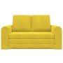 Sofá cama Amarillo 148 x 71 x 83 cm Terciopelo en Sofás | Comprar online en Foru.es