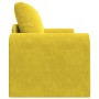 Sofá cama Amarillo 148 x 71 x 83 cm Terciopelo en Sofás | Comprar online en Foru.es