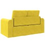 Sofá cama Amarillo 148 x 71 x 83 cm Terciopelo en Sofás | Comprar online en Foru.es