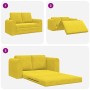 Sofá cama Amarillo 148 x 71 x 83 cm Terciopelo en Sofás | Comprar online en Foru.es