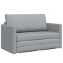 Sofá cama Gris Claro 124 x 71 x 78 cm tela en Sofás | Comprar online en Foru.es