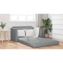 Sofá cama Gris Claro 124 x 71 x 78 cm tela en Sofás | Comprar online en Foru.es