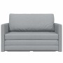 Sofá cama Gris Claro 124 x 71 x 78 cm tela en Sofás | Comprar online en Foru.es