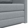 Sofá cama Gris Claro 124 x 71 x 78 cm tela en Sofás | Comprar online en Foru.es