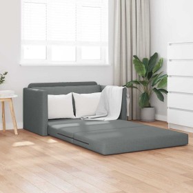 Sofá cama Gris oscuro 124 x 71 x 78 cm tela en Sofás | Comprar online en Foru.es
