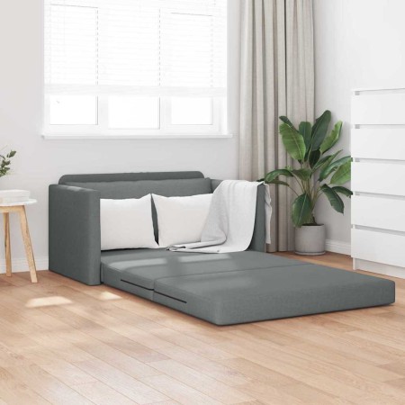 Sofá cama Gris oscuro 124 x 71 x 78 cm tela en Sofás | Comprar online en Foru.es