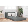 Sofá cama Gris oscuro 124 x 71 x 78 cm tela en Sofás | Comprar online en Foru.es