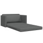 Sofá cama Gris oscuro 124 x 71 x 78 cm tela en Sofás | Comprar online en Foru.es