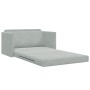Sofá cama Gris Claro 124 x 204 x 61 cm Terciopelo en Sofás | Comprar online en Foru.es