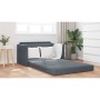 Sofá cama Gris oscuro 124 x 204 x 61 cm Terciopelo en Sofás | Comprar online en Foru.es