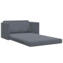 Sofá cama Gris oscuro 124 x 204 x 61 cm Terciopelo en Sofás | Comprar online en Foru.es