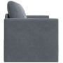 Sofá cama Gris oscuro 124 x 204 x 61 cm Terciopelo en Sofás | Comprar online en Foru.es