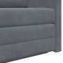 Sofá cama Gris oscuro 124 x 204 x 61 cm Terciopelo en Sofás | Comprar online en Foru.es