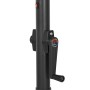 Sombrilla con luces LED aluminio negra 200x211 cm de vidaXL, Sombrillas - Ref: Foro24-313563, Precio: 78,92 €, Descuento: %