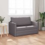 Sofá cama Gris 124 x 71 x 78 cm Cuero artificial en Sofás | Comprar online en Foru.es