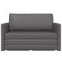 Sofá cama Gris 124 x 71 x 78 cm Cuero artificial en Sofás | Comprar online en Foru.es