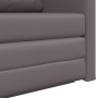 Sofá cama Gris 124 x 71 x 78 cm Cuero artificial en Sofás | Comprar online en Foru.es