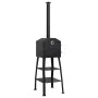 Outdoor charcoal pizza oven 2 refractory clay stones by vidaXL, Pizza making devices - Ref: Foro24-318145, Price: 213,04 €, D...