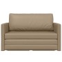 Sofá cama Capuchino 124 x 71 x 78 cm Cuero artificial en Sofás | Comprar online en Foru.es