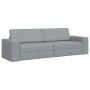 Sofá cama Gris Claro 245 x 78 x 77 cm tela en Sofás | Comprar online en Foru.es