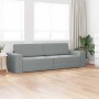 Sofá cama Gris Claro 245 x 78 x 77 cm tela en Sofás | Comprar online en Foru.es