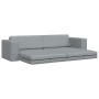 Sofá cama Gris Claro 245 x 78 x 77 cm tela en Sofás | Comprar online en Foru.es