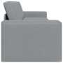 Sofá cama Gris Claro 245 x 78 x 77 cm tela en Sofás | Comprar online en Foru.es