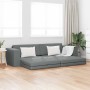 Sofá cama Gris oscuro 245 x 78 x 77 cm tela en Sofás | Comprar online en Foru.es