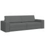 Sofá cama Gris oscuro 245 x 78 x 77 cm tela en Sofás | Comprar online en Foru.es